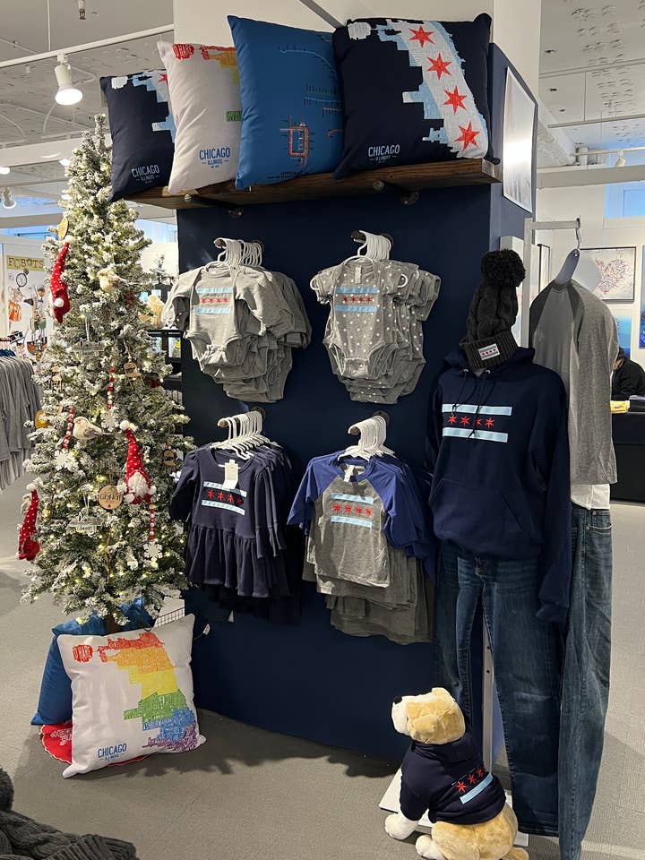 tori grace outfitters - Wholesale T-Shirt - Kids - chicago flag shirt, embroidered toddler/youth sizes