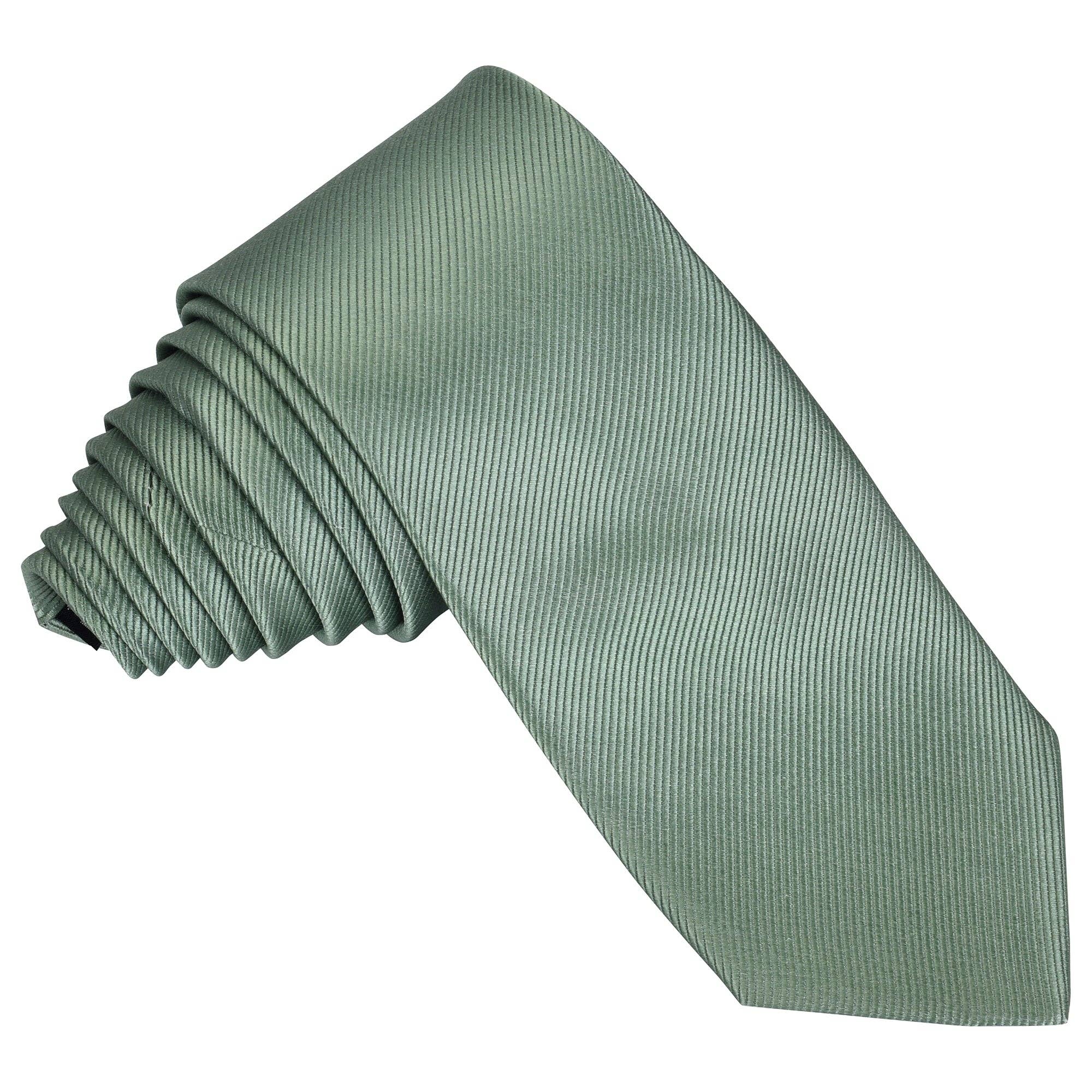 No Cold Feet - Wholesale Necktie - Men's - Sage Green Silk Ties1
