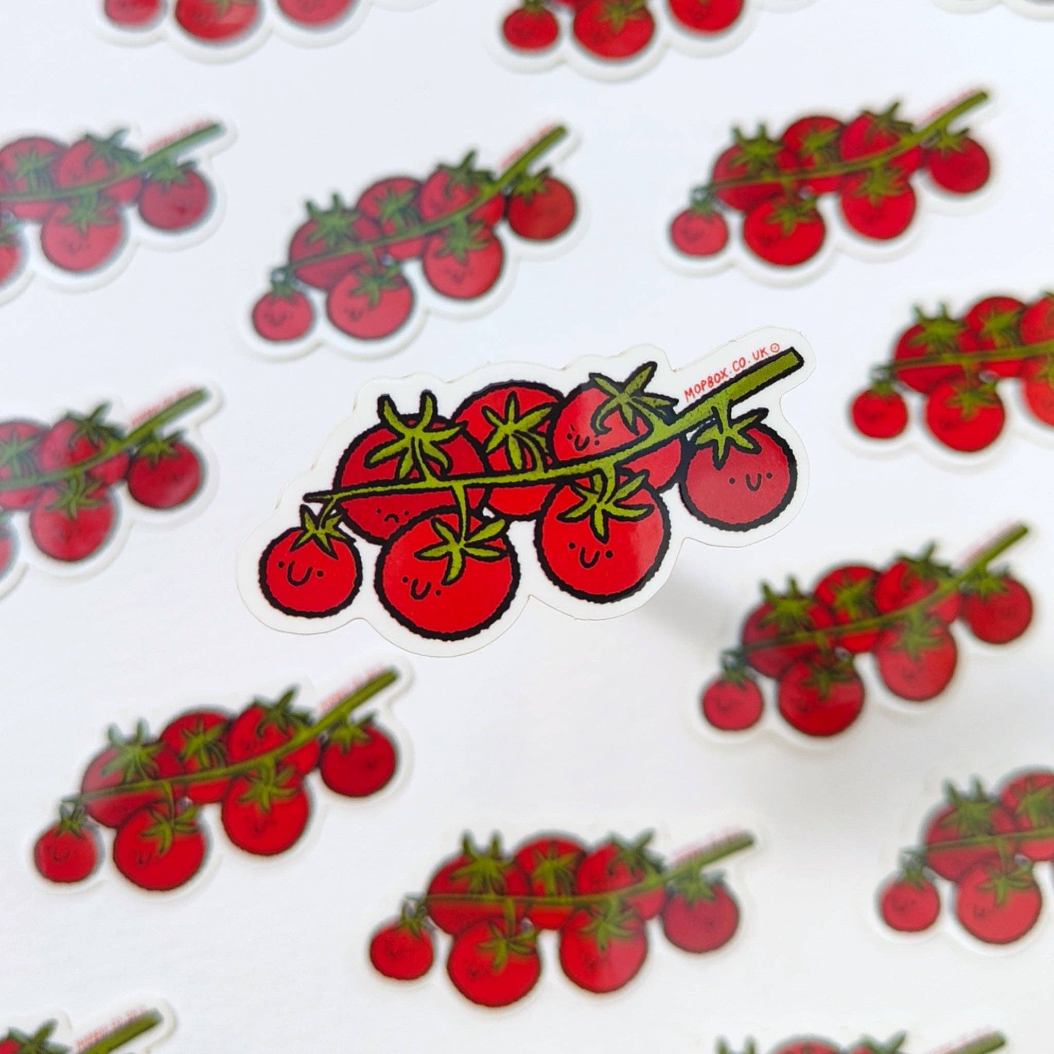 Mopbox – wholesale Sticker – Tomato Vine - Happy Fruit & Vegetables - Vinyl Sticker3