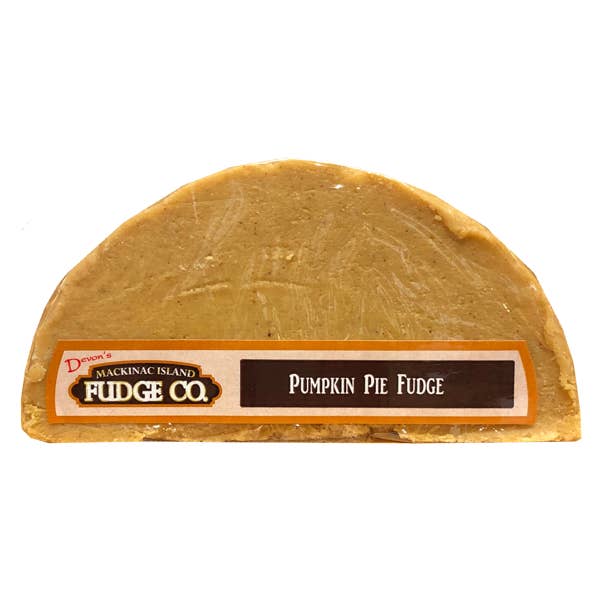 Fudge à la tarte à la citrouille *SAISON* 5,5 oz pour la vente par Devons Mackinac Island Fudge