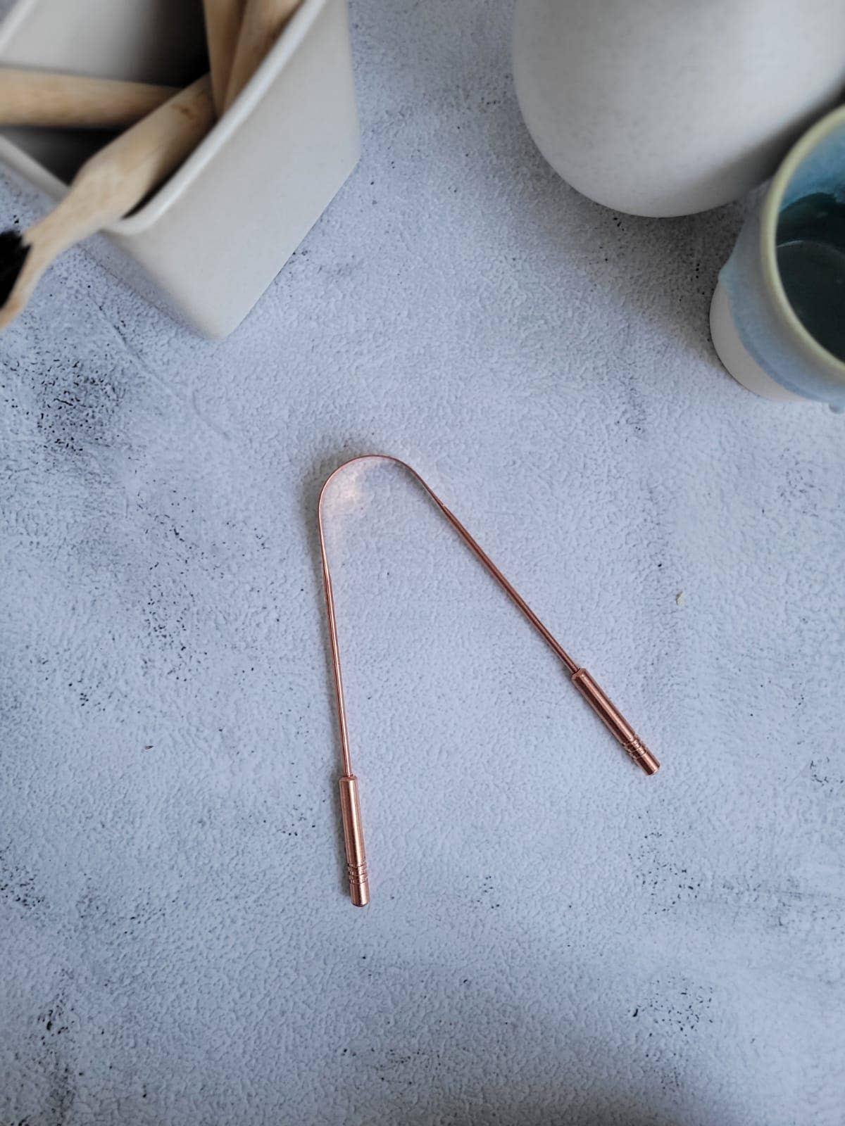 New Living - Wholesale Tongue Scraper - Copper Tongue Scraper