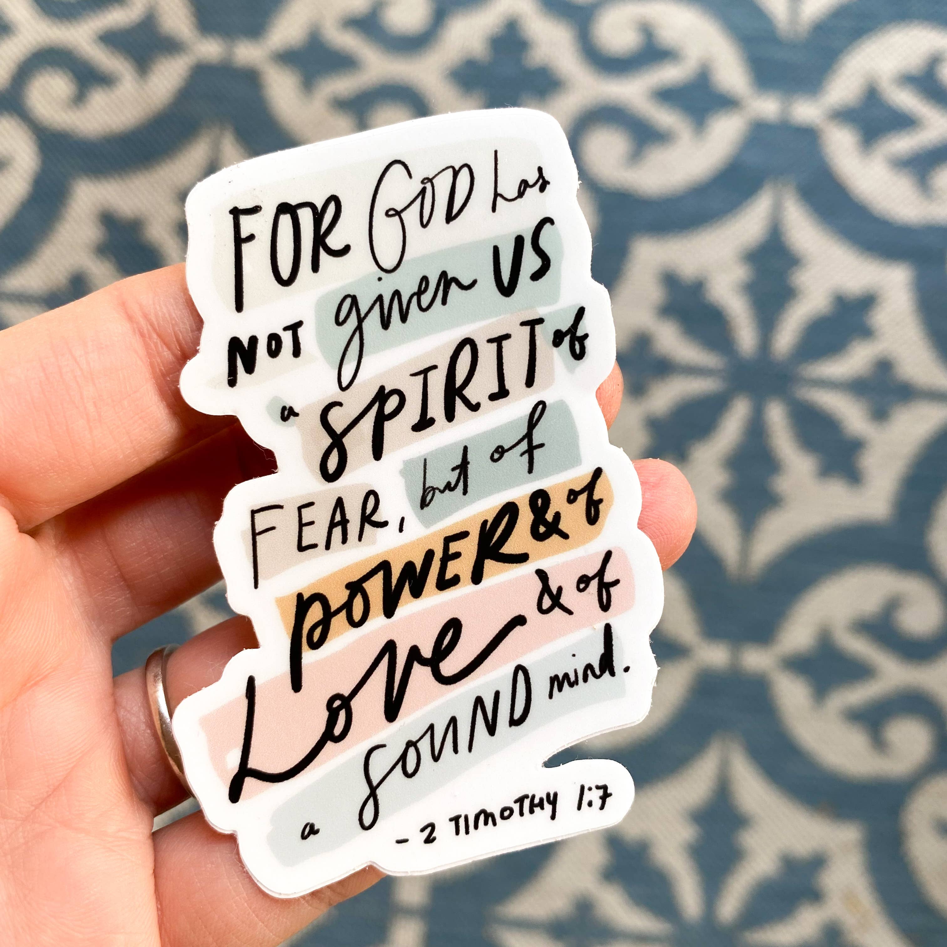 swaygirls - Wholesale Sticker - 2 Timothy 1:7 Sticker1