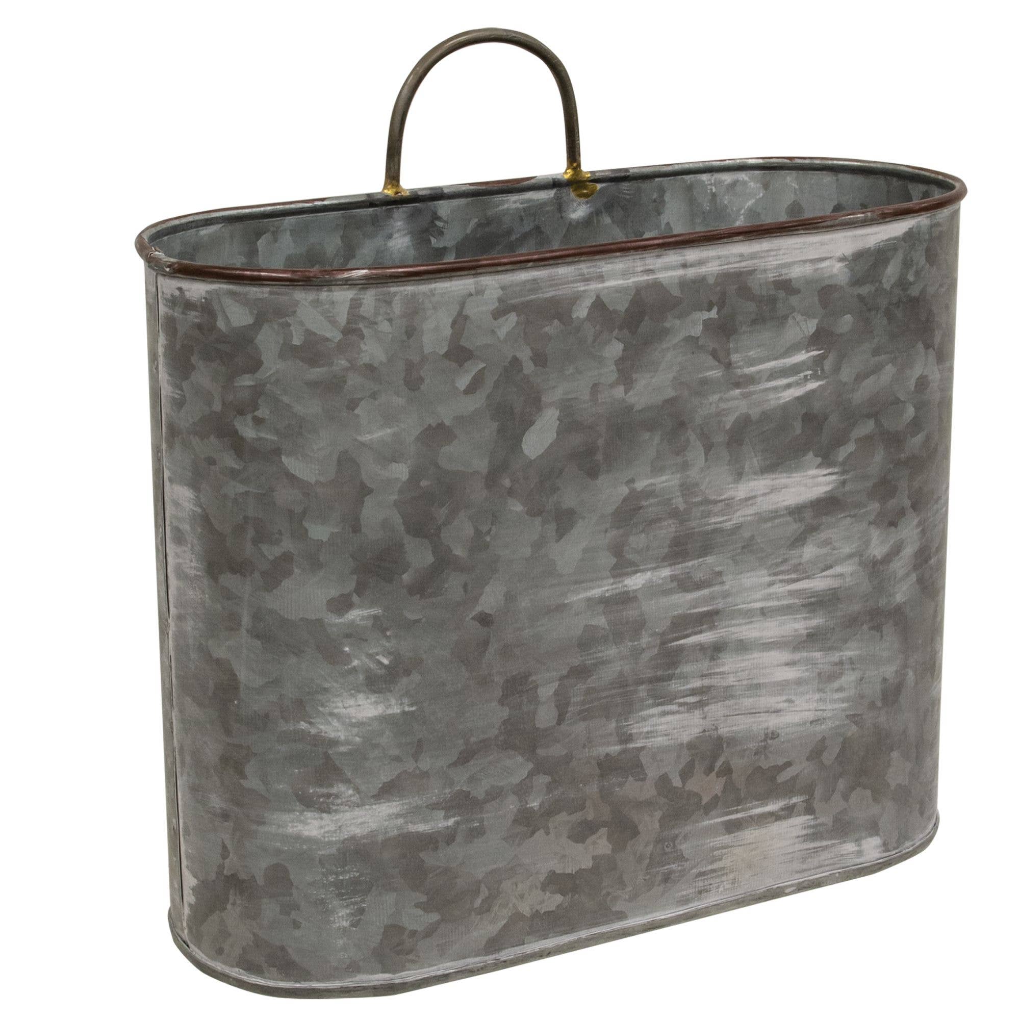 Col House Designs - Wholesale Wall Planter - 3/Set, Galvanized Oval Wall Planters3