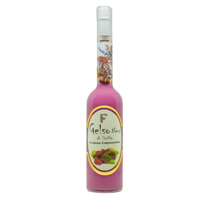 Nel Cuore della Sicilia - Venta al por mayor Licor - Crema de licor de morera negra siciliana 500 ml