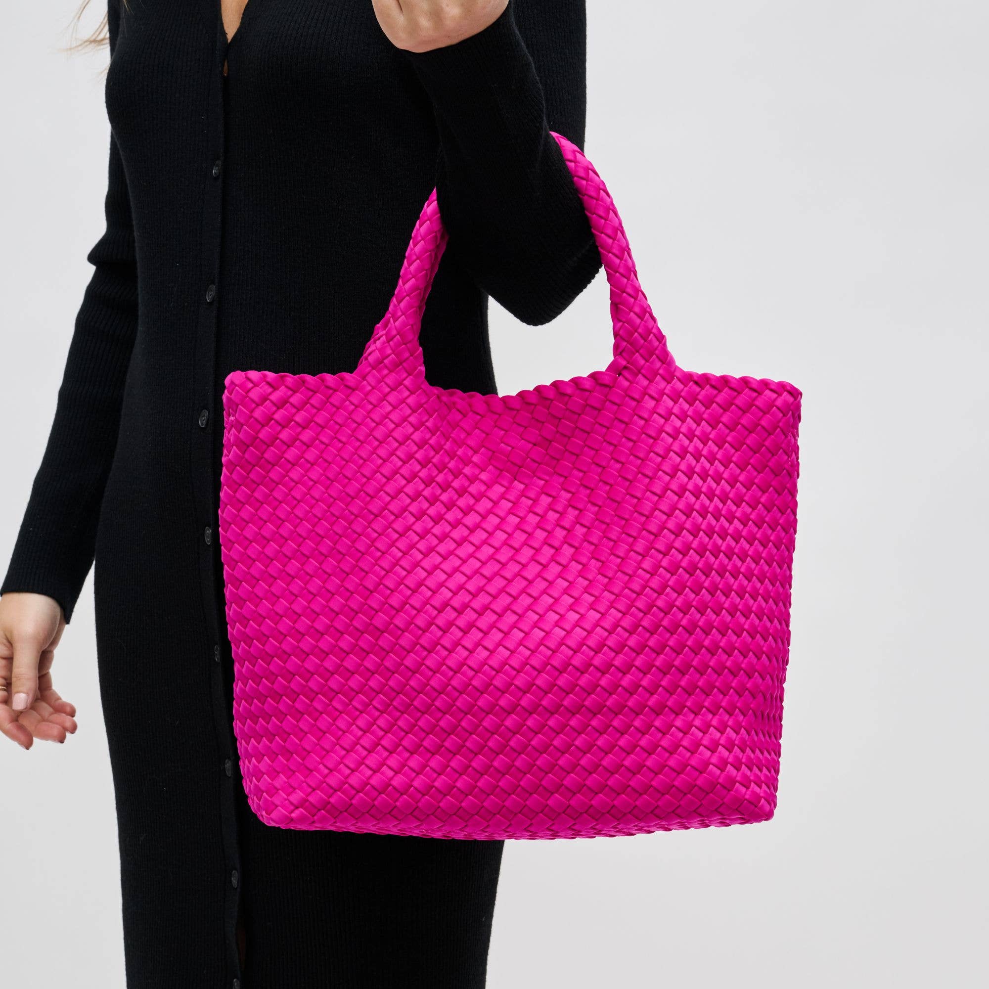 Sol and Selene - Vendita all'ingrosso Borsa tote - Donna - Borsa Media in Neoprene Intrecciato "Sky's The Limit"31
