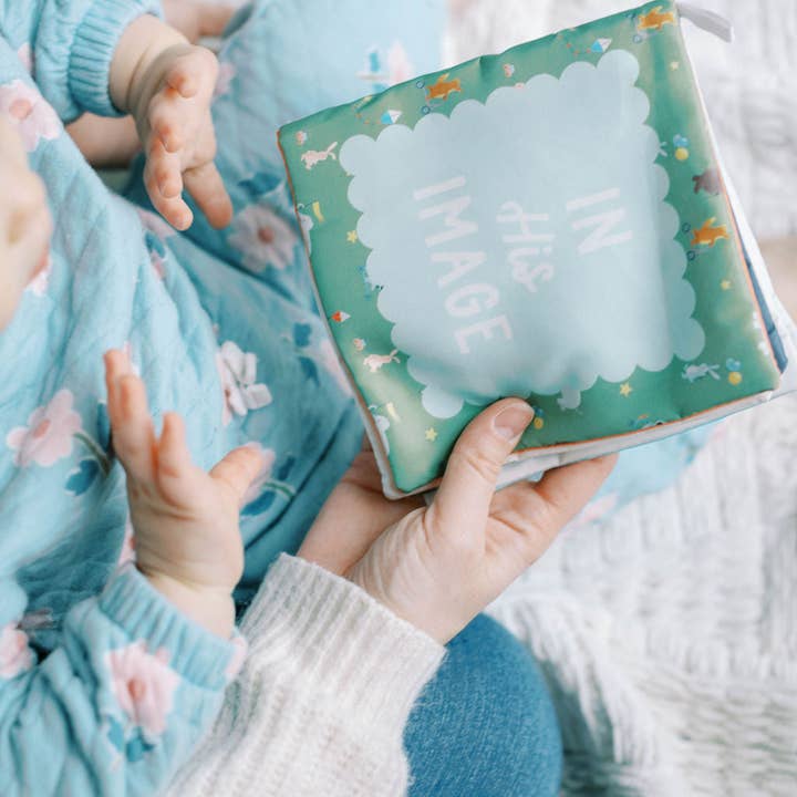 In His Image Fabric Baby Book and other Purchase Wholesale our little library. Free Returns & Net 60 Terms on Faire trending on Faire.