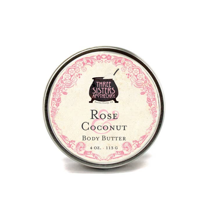 Body Butter Rose & Coconut for wholesale by Soap Cauldron