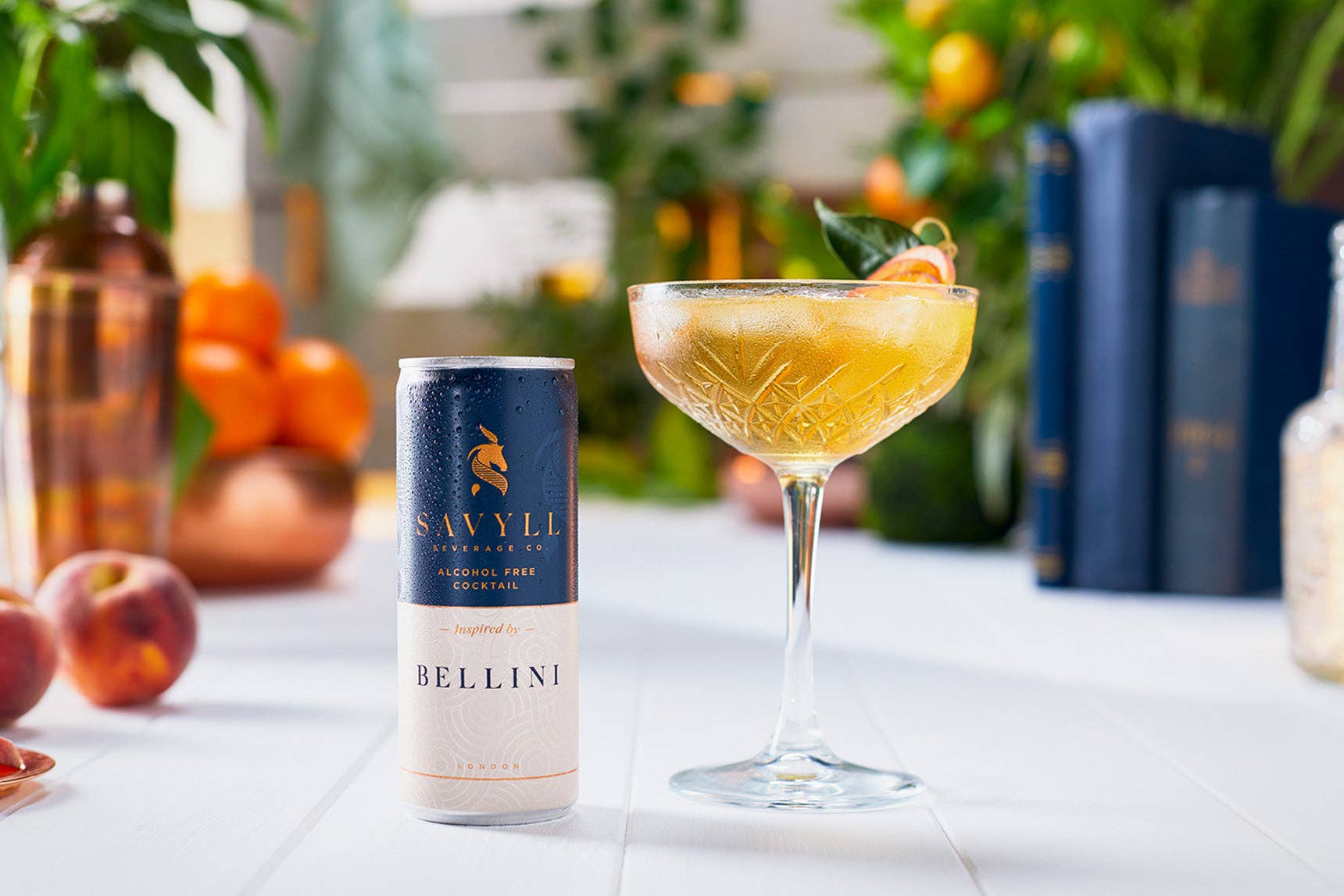 Savyll Beverage Co – wholesale Non-alcoholic aperitif/mocktail – Bellini Cocktail - Non-Alcoholic1