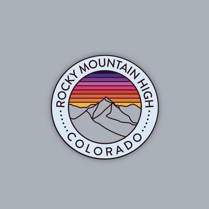 Snow Business USA - Wholesale Sticker - Rocky Mountain High Sticker3