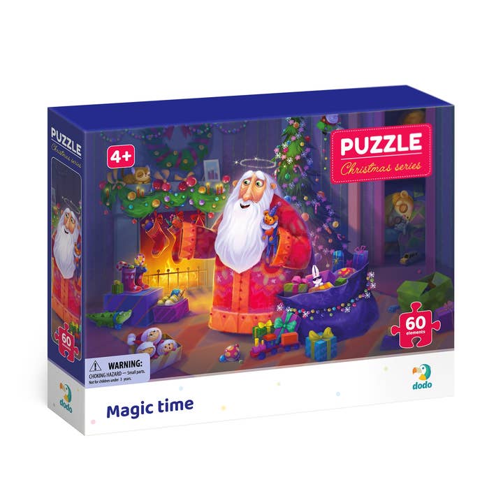 DoDo Brand - Venta al por mayor Puzle - Niños - Rompecabezas navideños de cartón para niños Magic Time2
