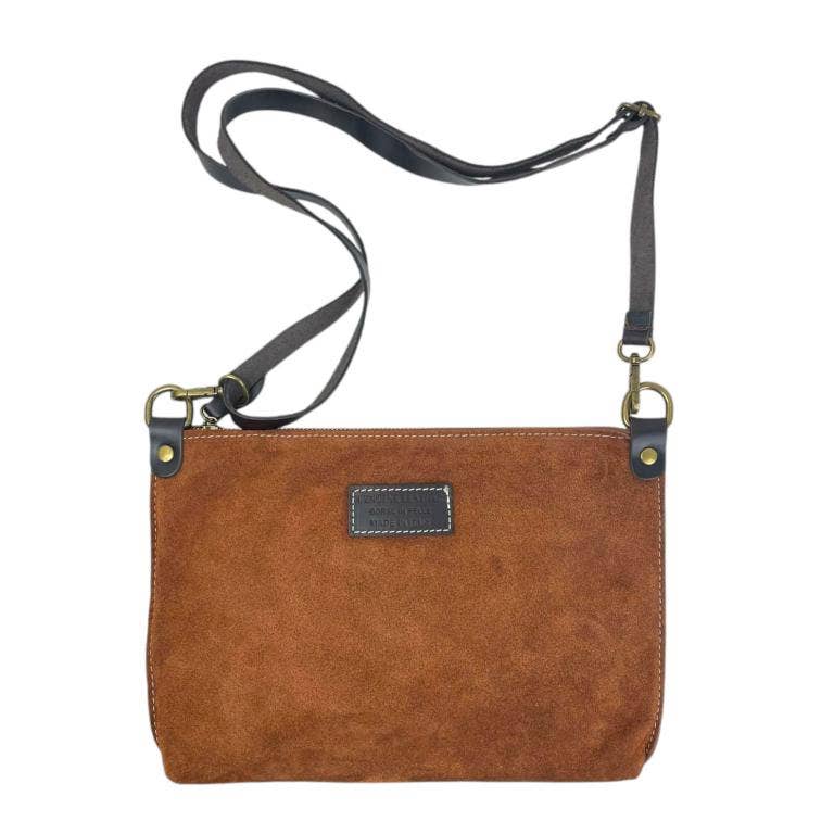 Chenson & Gorett - Wholesale Shoulder Bag - Women's - Italian Suede Leather Crossbody Bag with Zipper18