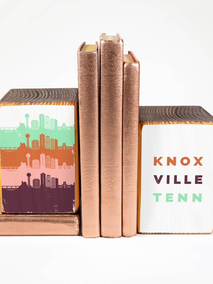 Knoxville, Tennessee, City Skyline - Bogstøtter for engroshandel hos ARCHd