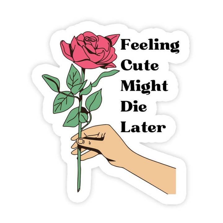 Sentirsi carino adesivo, divertente adesivo floreale, adesivo rosa che tiene in mano, adesivo meme, adesivo in vinile impermeabile per auto, laptop, telefono e ulteriori Risultati per adesivi auto fiori all'ingrosso. Resi gratuiti e termini di pagamento a 60 giorni su Faire in tendenza su Faire.