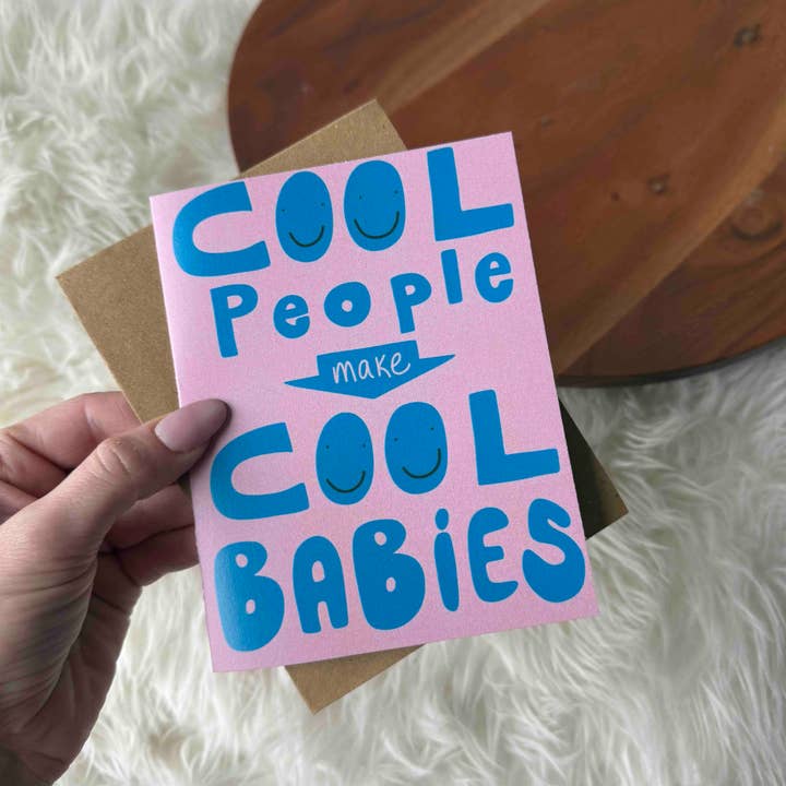Cool People, Cool Kid Greeting Card Cool People, Cool Kid Greeting Card