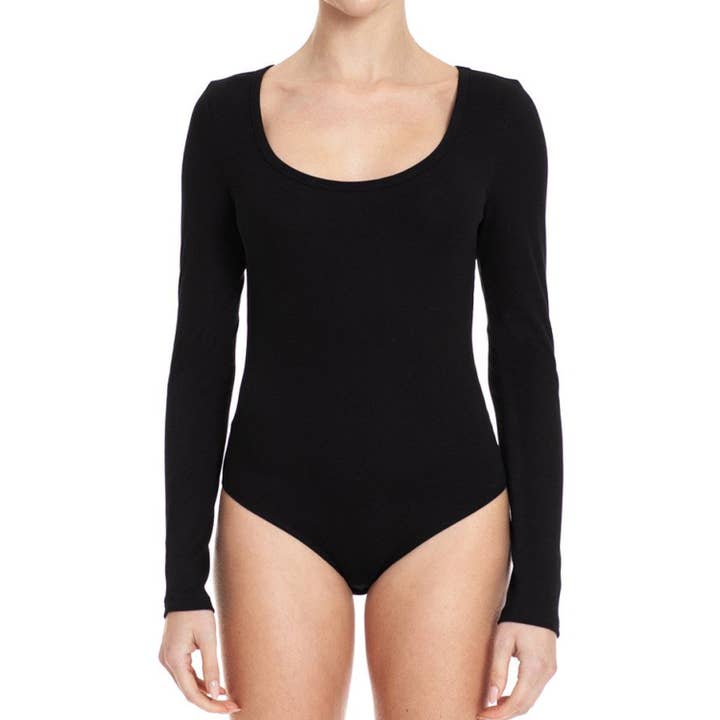 ITSSY - Wholesale Bodysuit - Women's - COTTON SCOOP NECK BODYSUIT1
