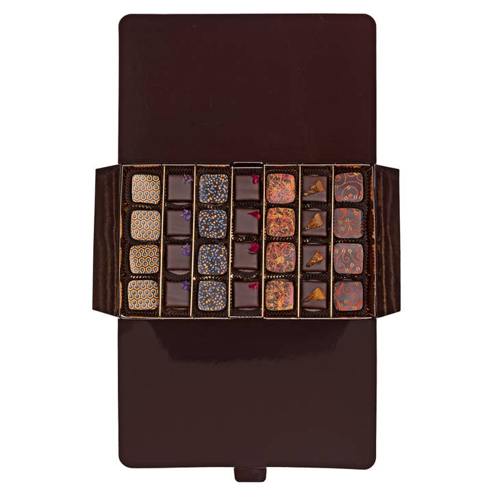 Coffret cadeau Truffle Collection - 28pcs. Végétalien. Sans gluten. pour la vente par NETO Chocolate