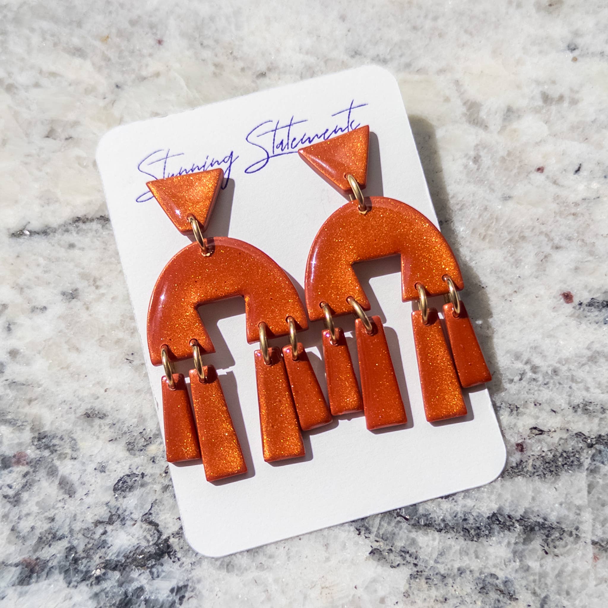 Stunning Statements - Wholesale Dangle Earrings - Naima Clay Dangle Earrings1