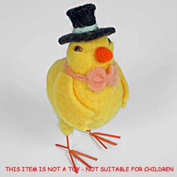 Felt Chick In Top Hat for wholesale by Originals International Ltd