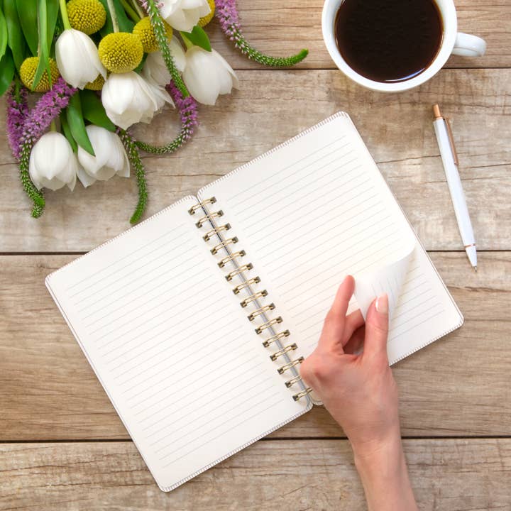 Studio Oh! - Wholesale Notebook - Agatha Notebooks - Organized Chaos (Cinnamon Brown)2