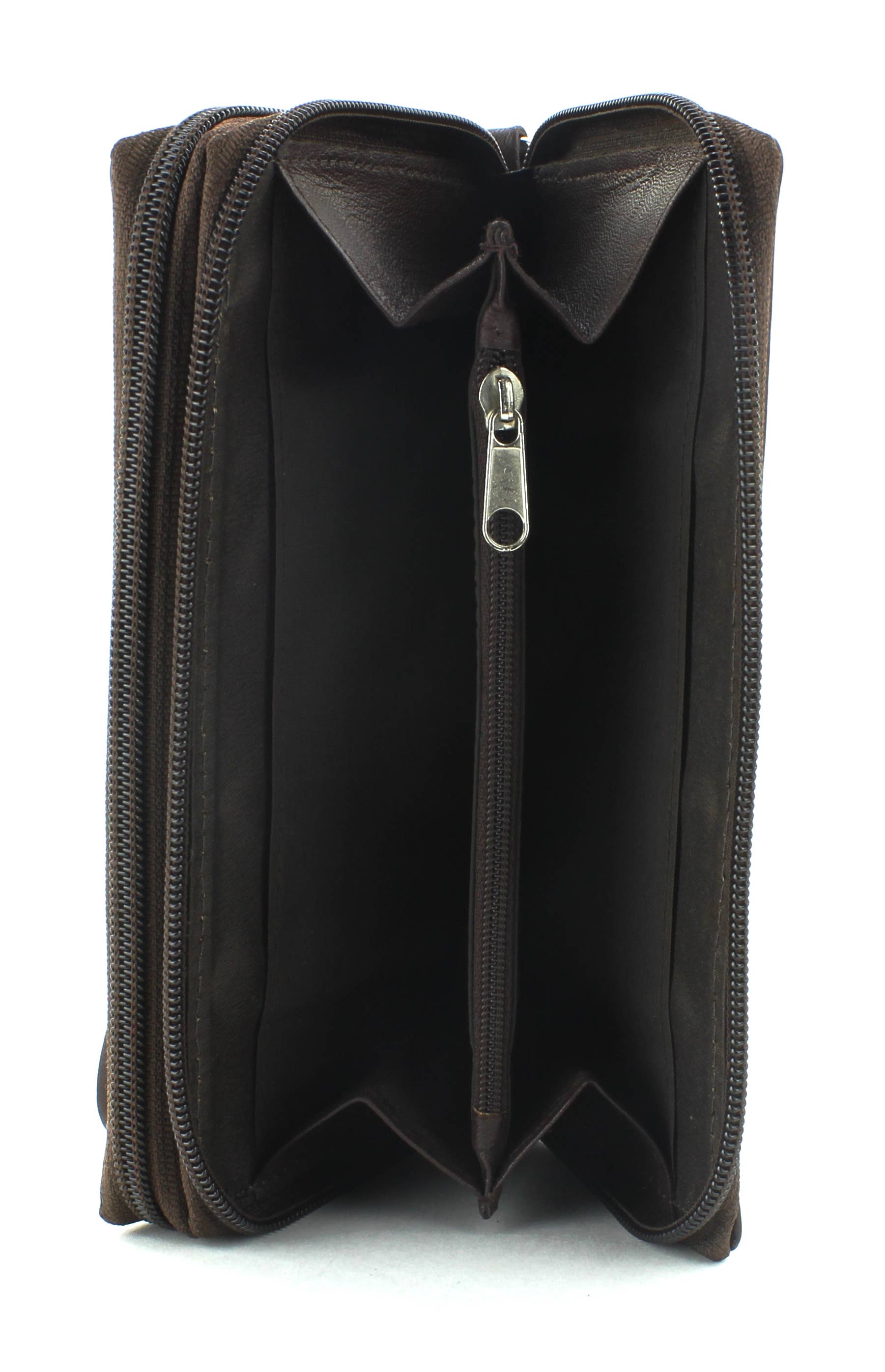 Leather Impressions Inc - Wholesale Wallet - Women's - Double Zipper Women's Clutch 1558517