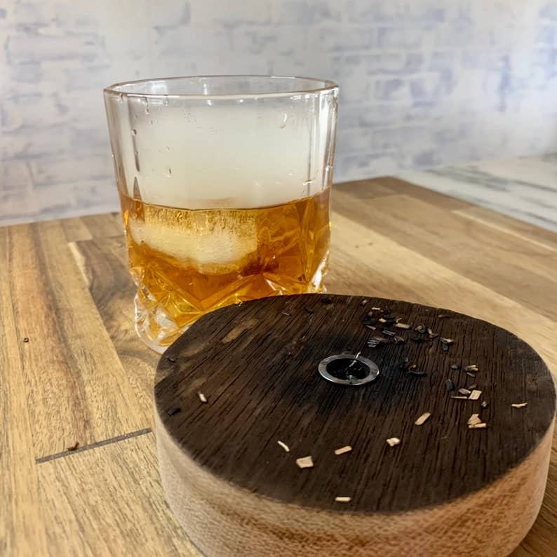 JL Woodworking – wholesale Bar tool – Cocktail SMOKER Chimney | Authentic Whiskey Barrel4