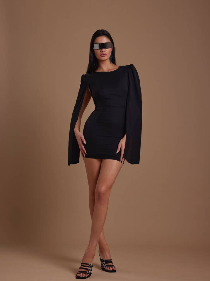 Cape Dress for wholesale by Hasanova