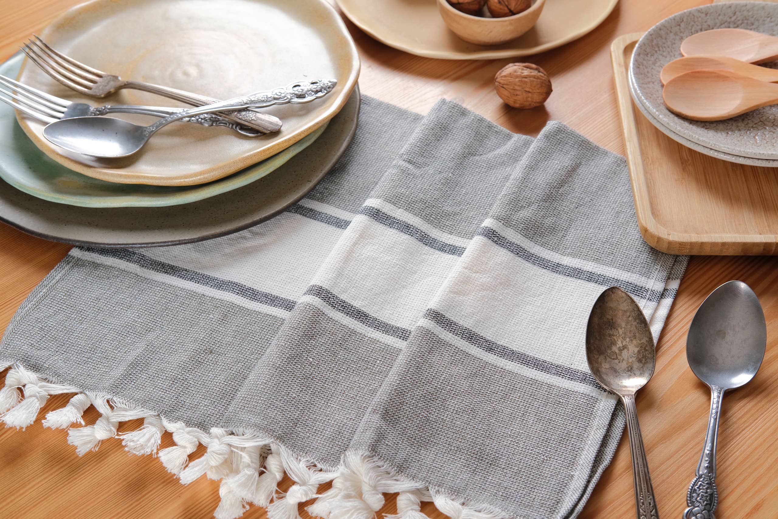 La Hammam - Wholesale Tea Towel - Smyrna Turkish Cotton Kitchen / Hand Towel   23x17in18