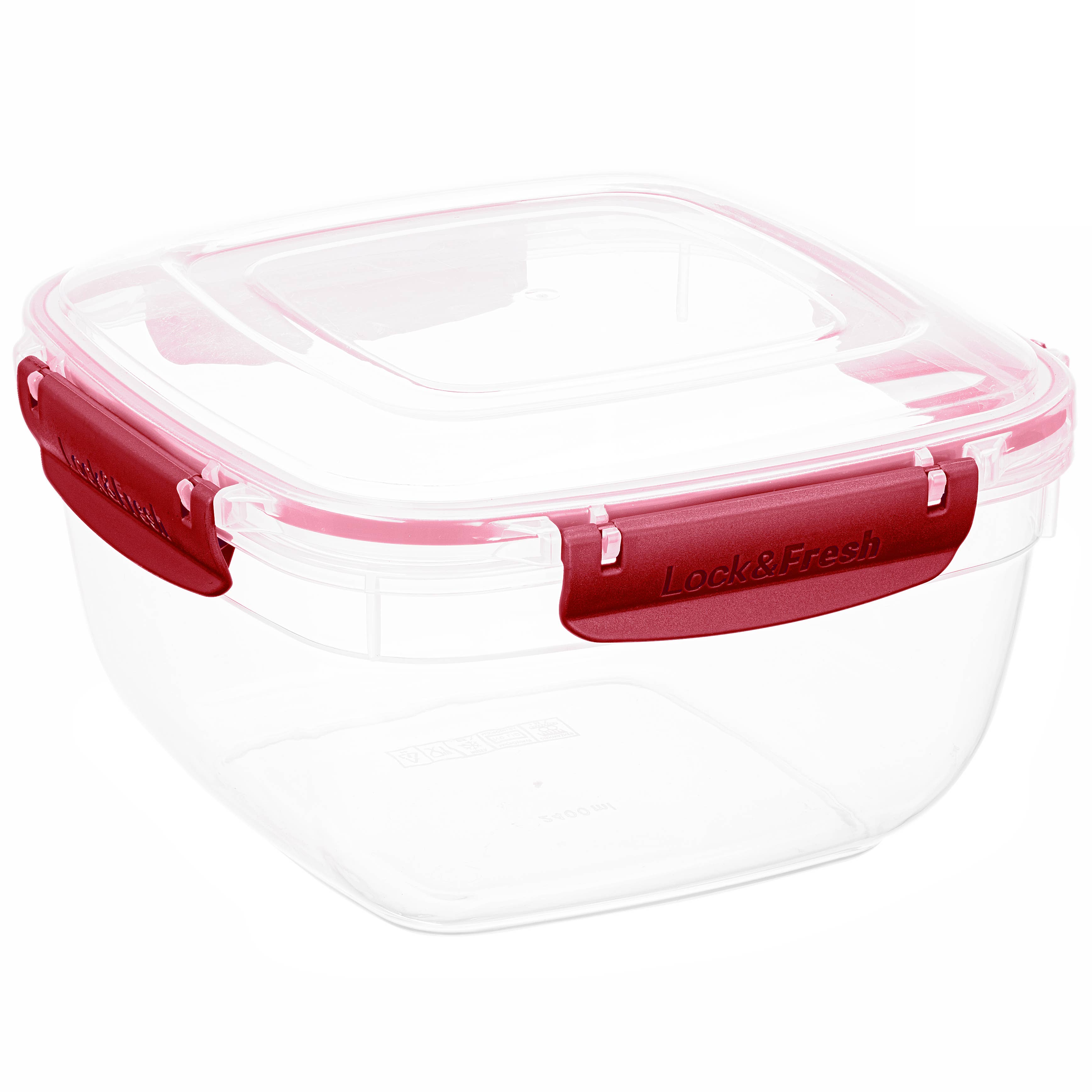 Superio Brand - Wholesale Food Storage Container - Air-Tight Food Containers Leak-Proof Square 80 Ounce-CS3