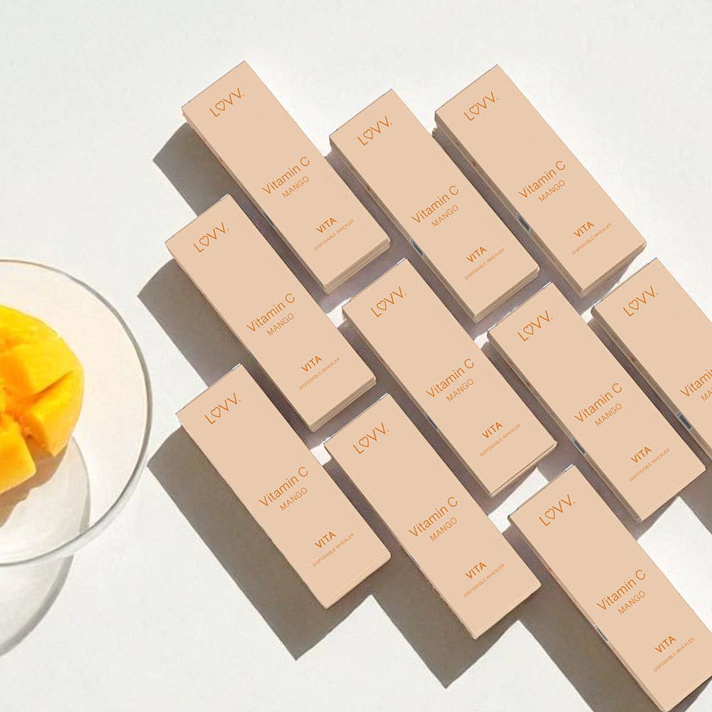LUVV Labs - Wholesale Oral Supplement/Vitamin - 10 LUVV VITA Vitamin C Infused Mango Flavored Inhealers3
