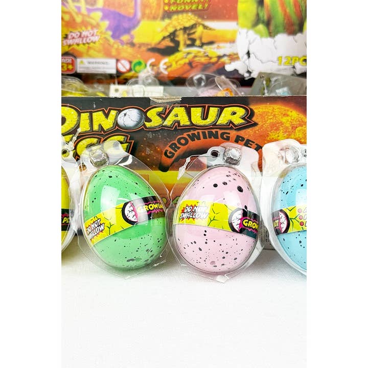 MIX COLOR Dinosaur Growing Pet Egg Toy for wholesale on Faire