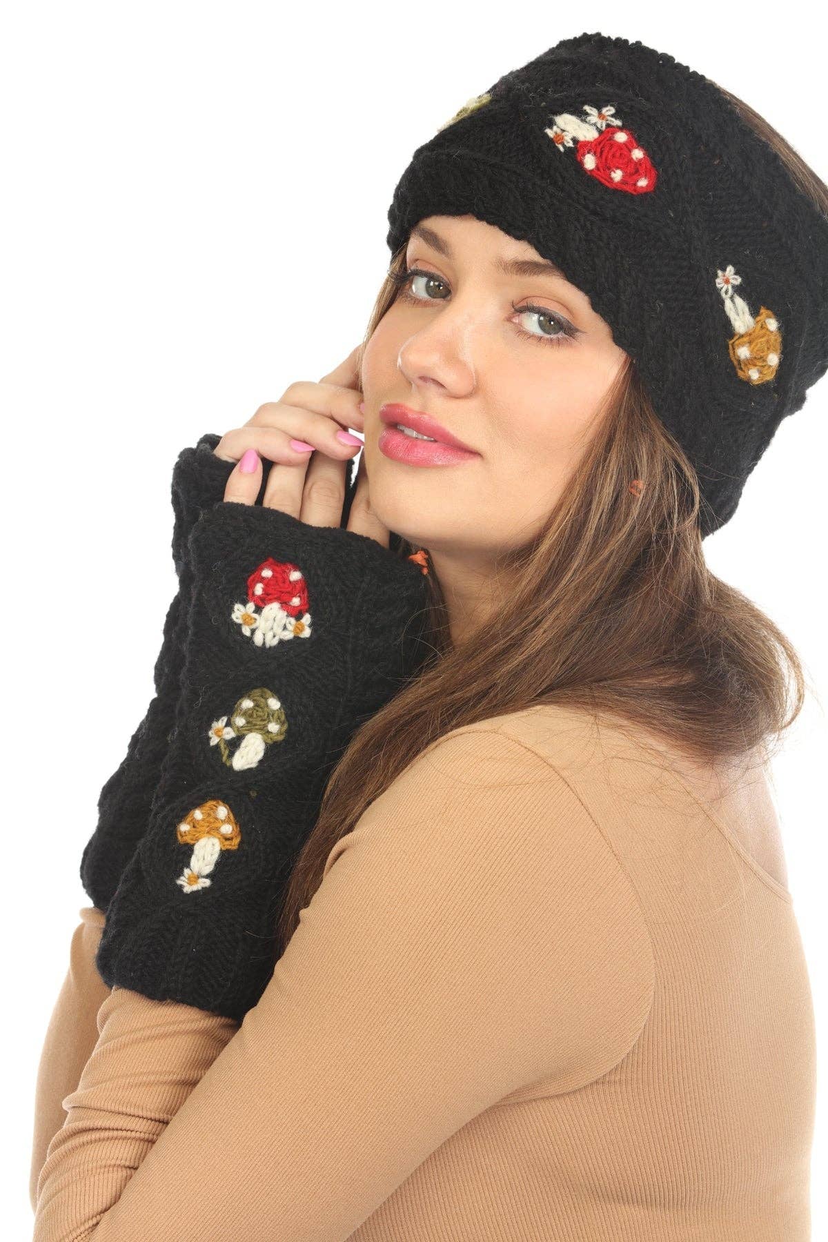 Lakhays Collection Inc. - Venta al por mayor Cinta para el pelo - Mujer - Diadema Mushroom Cable5