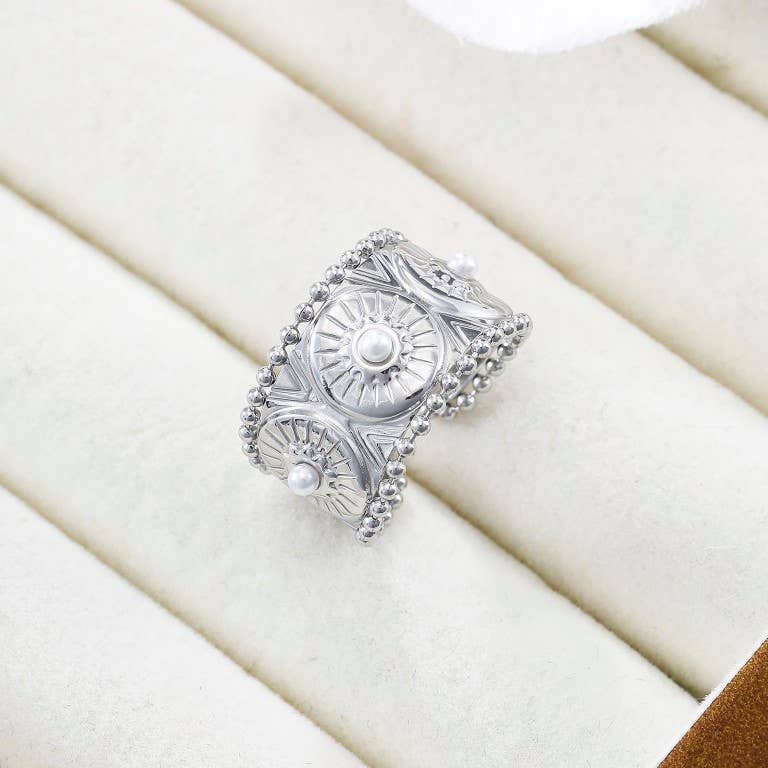 Kapyco - Wholesale Cocktail/Statement Ring - Stainless steel ring - BG3101851