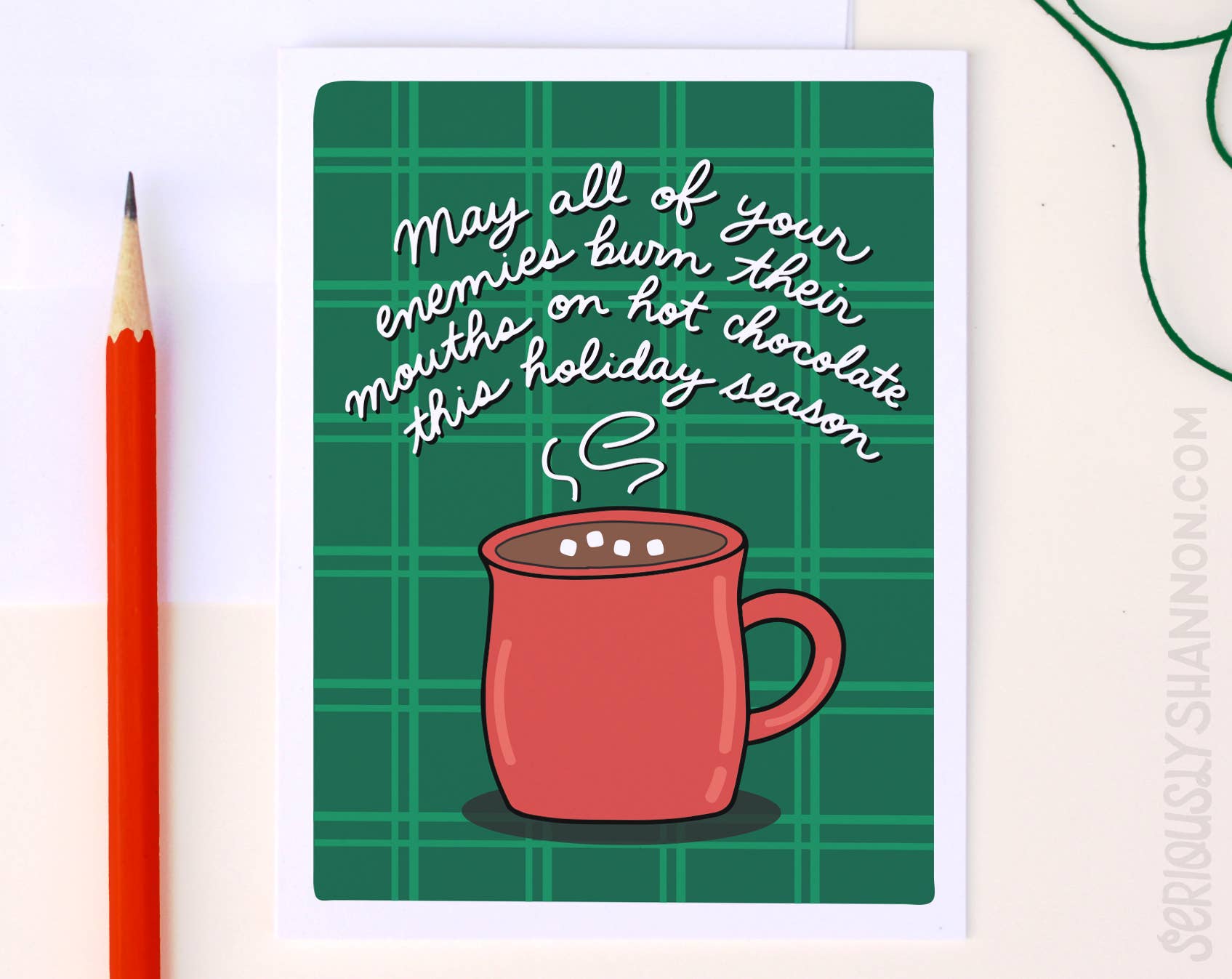 REMOVED BRAND - Wholesale Season's Greetings Card - Hot Chocolate1