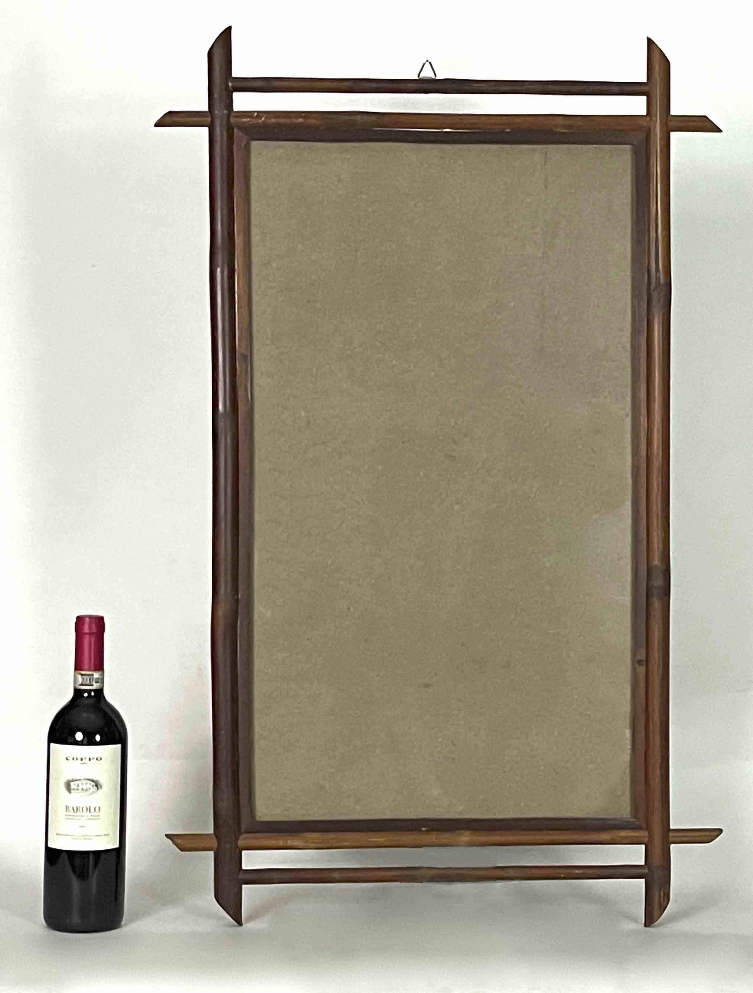 The Niger Bend - Wholesale Picture Frame - XXL Bamboo Vertical Rectangular Picture Frame - Cross-Corner0