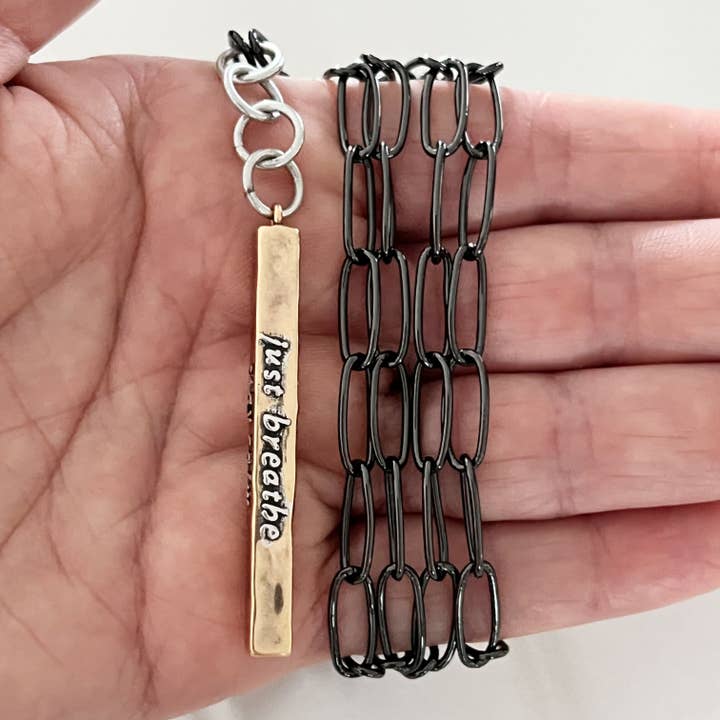 Katia Designs - Wholesale Link & Chain Necklace - Stay Calm Klink Necklace11