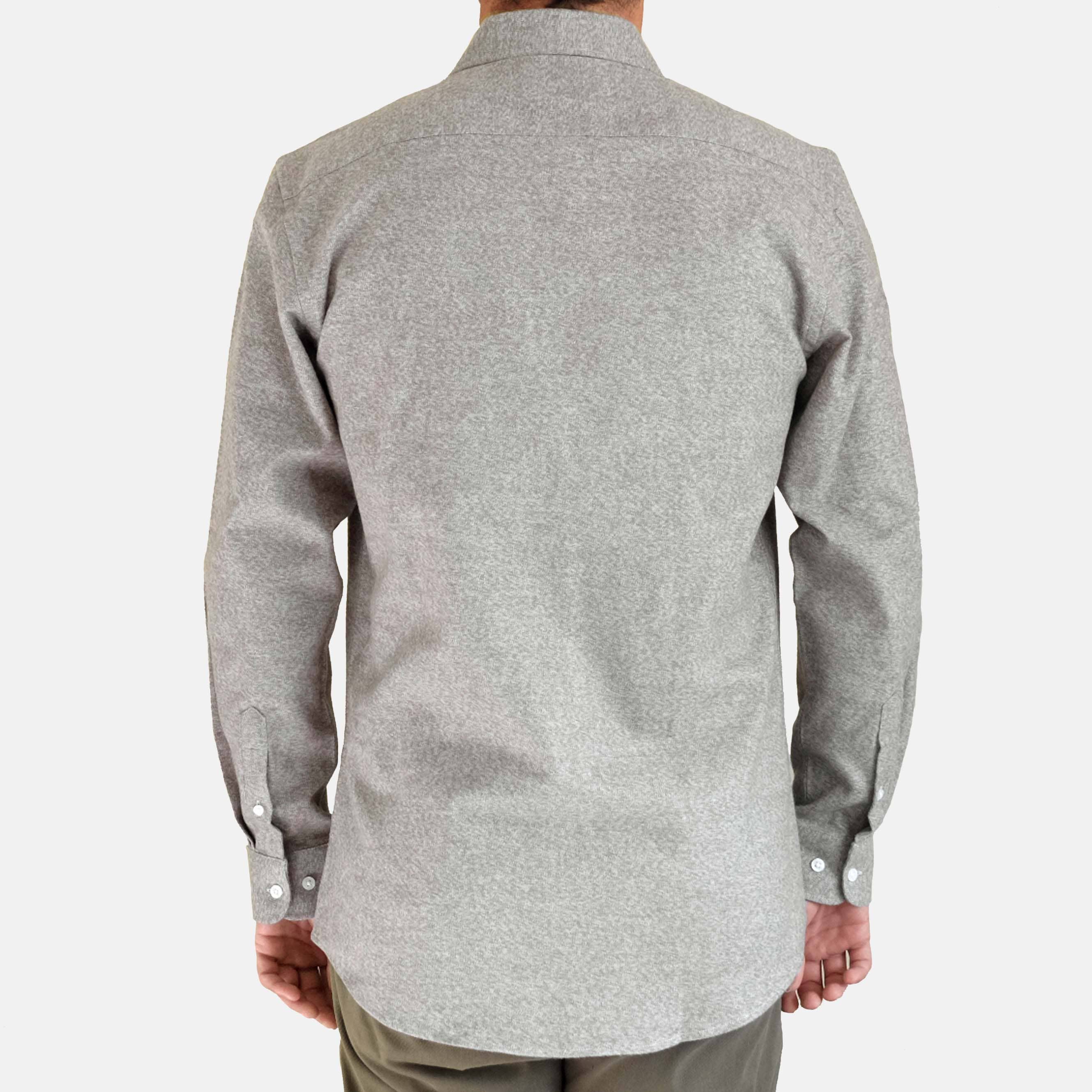 EKZO - Wholesale Button Down Shirt - Men's - Flannel Shirt Heather Sage1