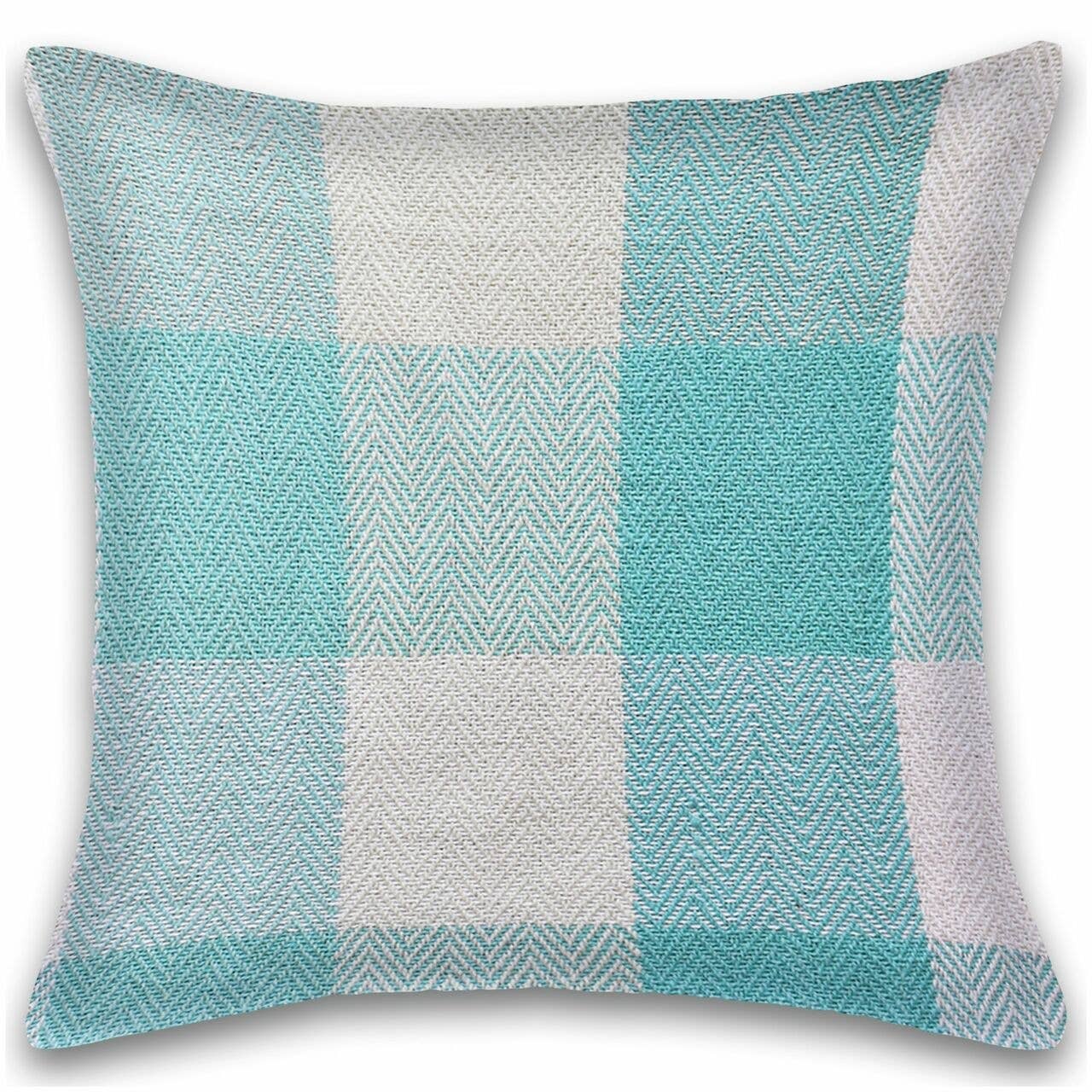 Fabstyles - Wholesale Throw Pillow Cover - Fabstyles Herringbone Check Cotton Pillow Cover11