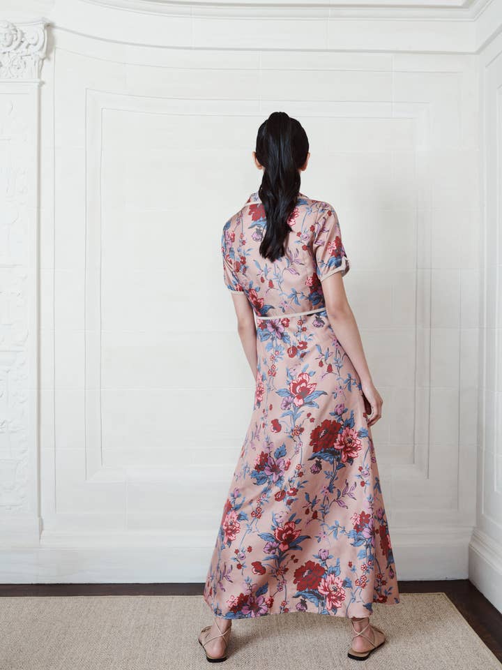 The Pearl Dress | Cotswald Garden Print for wholesale by Black Iris