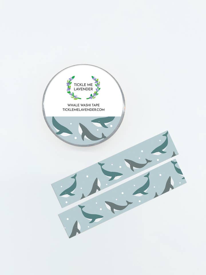 Washi-tape voor walvissen voor wholesale door Tickle Me Lavender