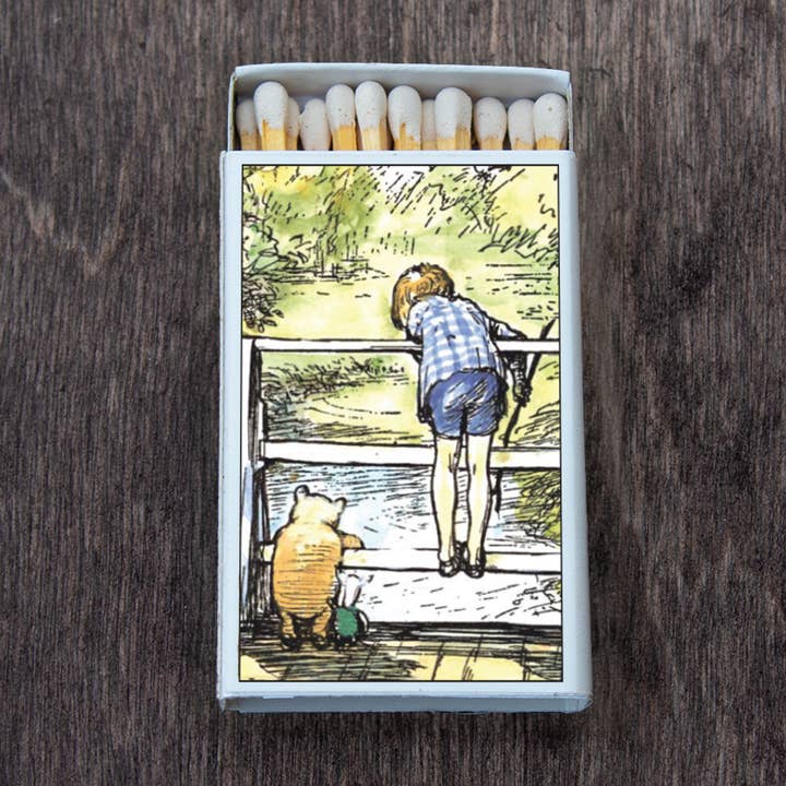 Winnie the Pooh Poohsticks Matchbox • Candle Acc • Matches and other Purchase Wholesale pooja samagri. Free Returns & Net 60 Terms on Faire trending on Faire.