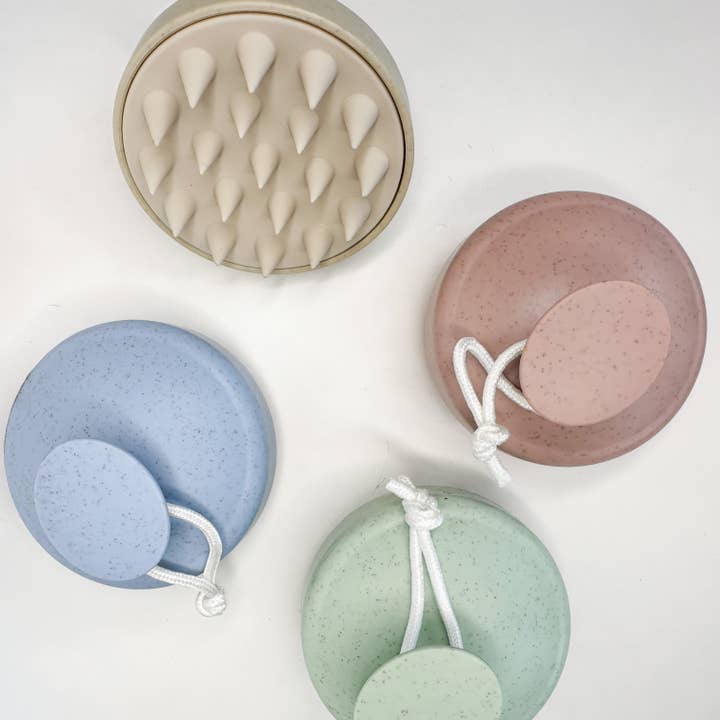 Smile Boutiques - Wholesale Head scratcher/massager - Silicone Bristle Shampoo Brush - Eco Friendly Scalp Massager4