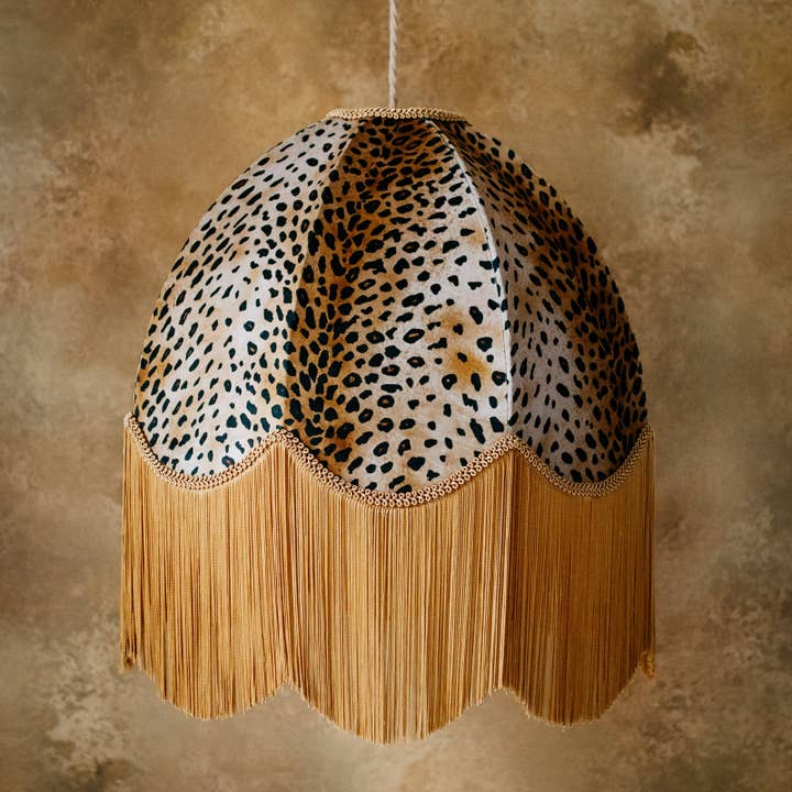 The Barbara Fringed Lampshade for wholesale by Tinker & Tallulah