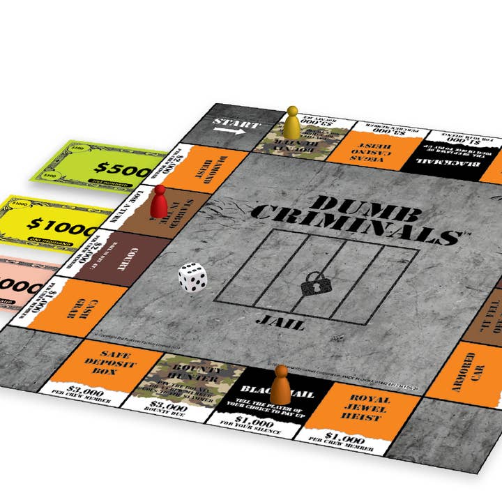 University Games - Wholesale Board Game - Dumb Criminals - Fun Board Game1