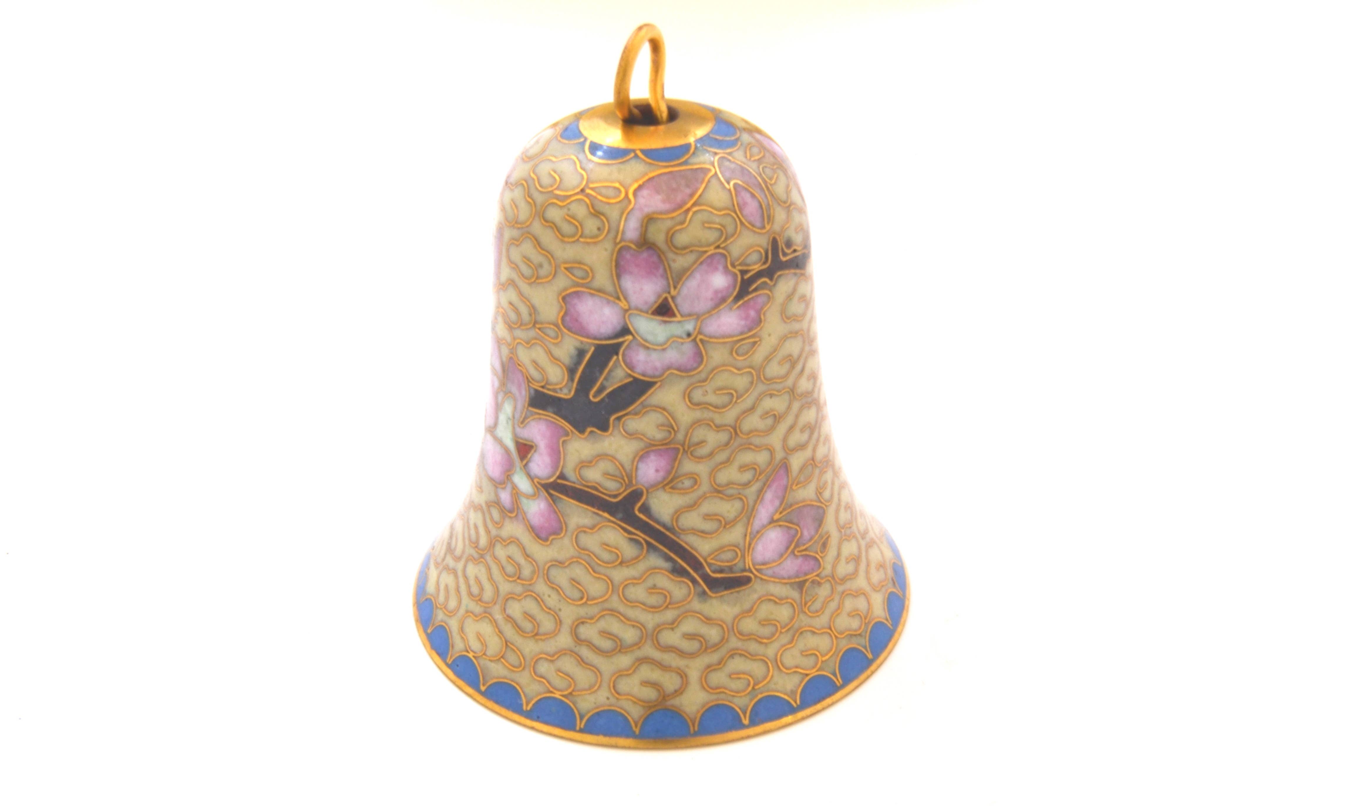 Ciel Collectables - Wholesale Ornament - Vintage Cloisonne Bell Ornament. Hand Crafted with Enamel 3