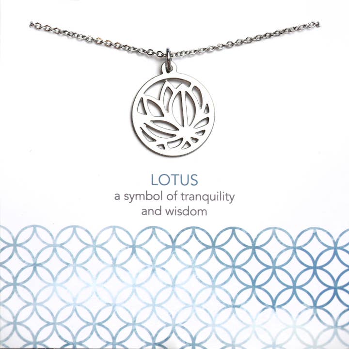 Lotus Necklace for wholesale by Melissa Lew