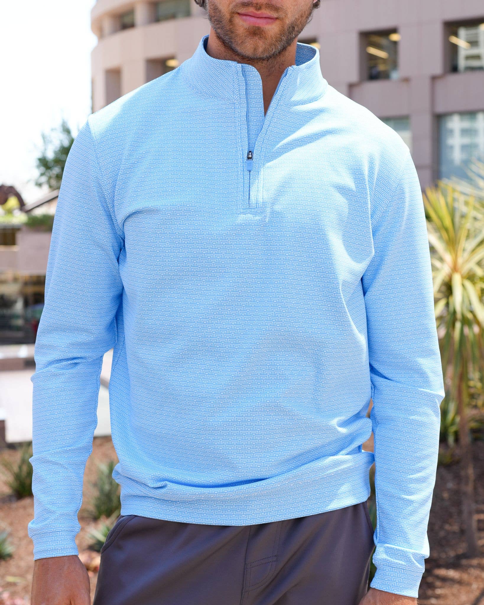 USA Palm - Wholesale Sweatshirt - Unisex - Cloud 1/4 Zip30