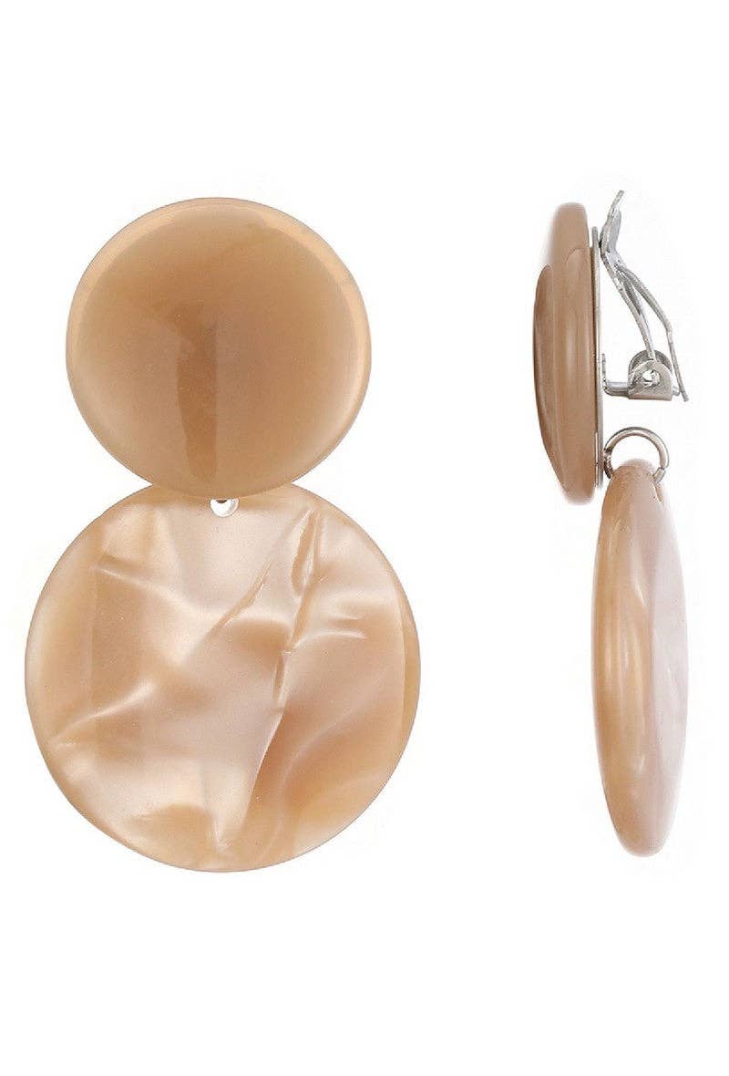 BELLE MISS - Wholesale Clip-On Earrings - Nuala clip-on earrings in stainless steel5