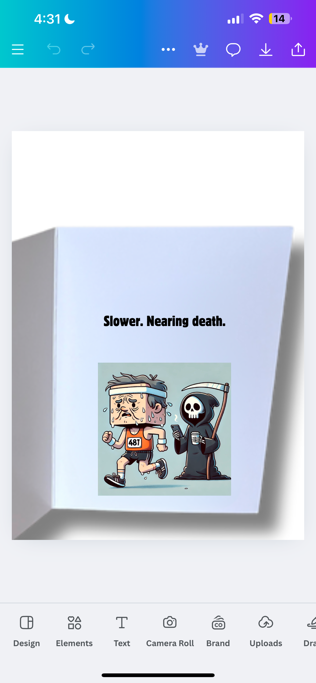 GrouchCards - Wholesale Birthday Card - Fiftieth Birthday Humor Card1