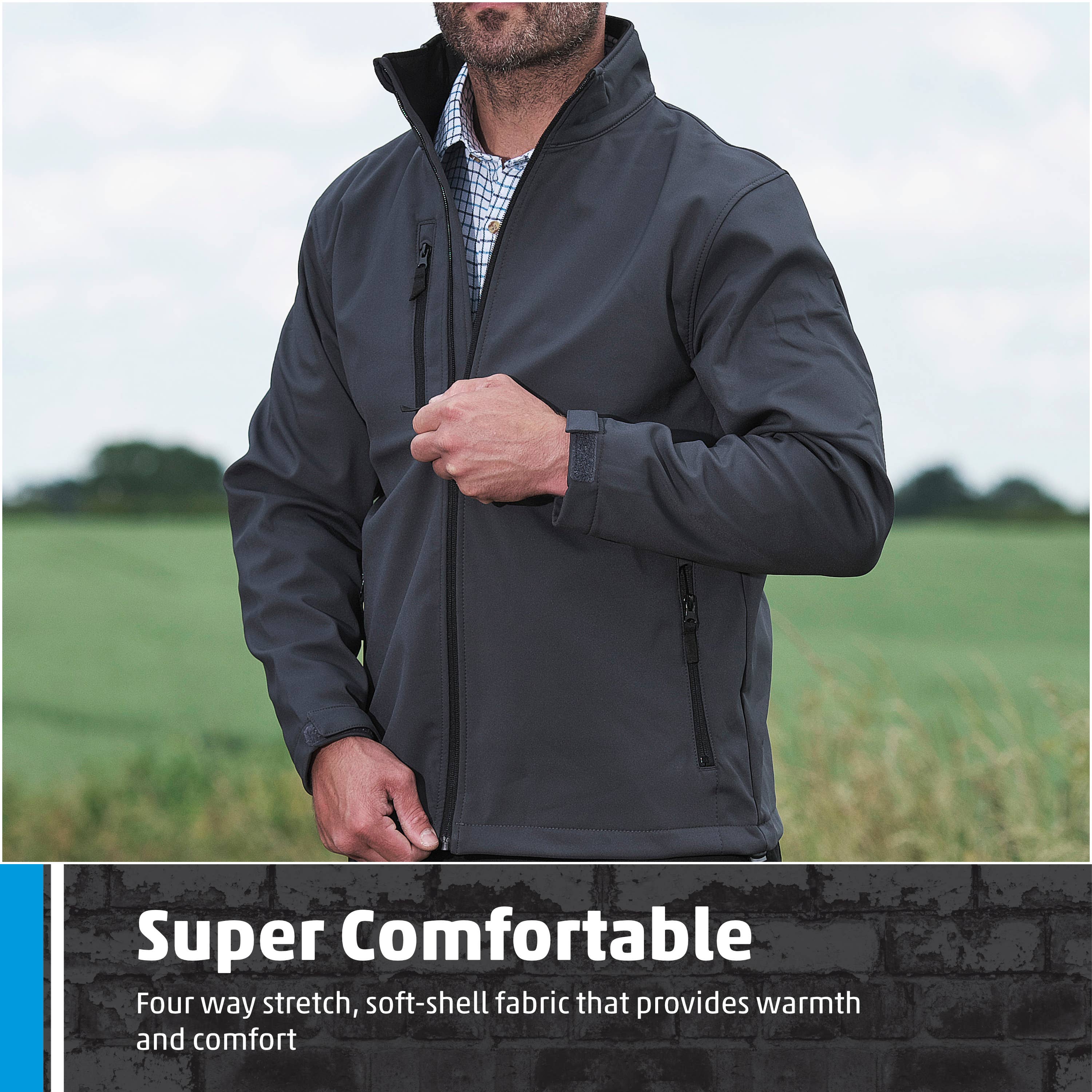 TuffStuff Workwear - Vente Veste de sport – homme - Veste softshell Fort Selkirk doublée en polaire, confortable8
