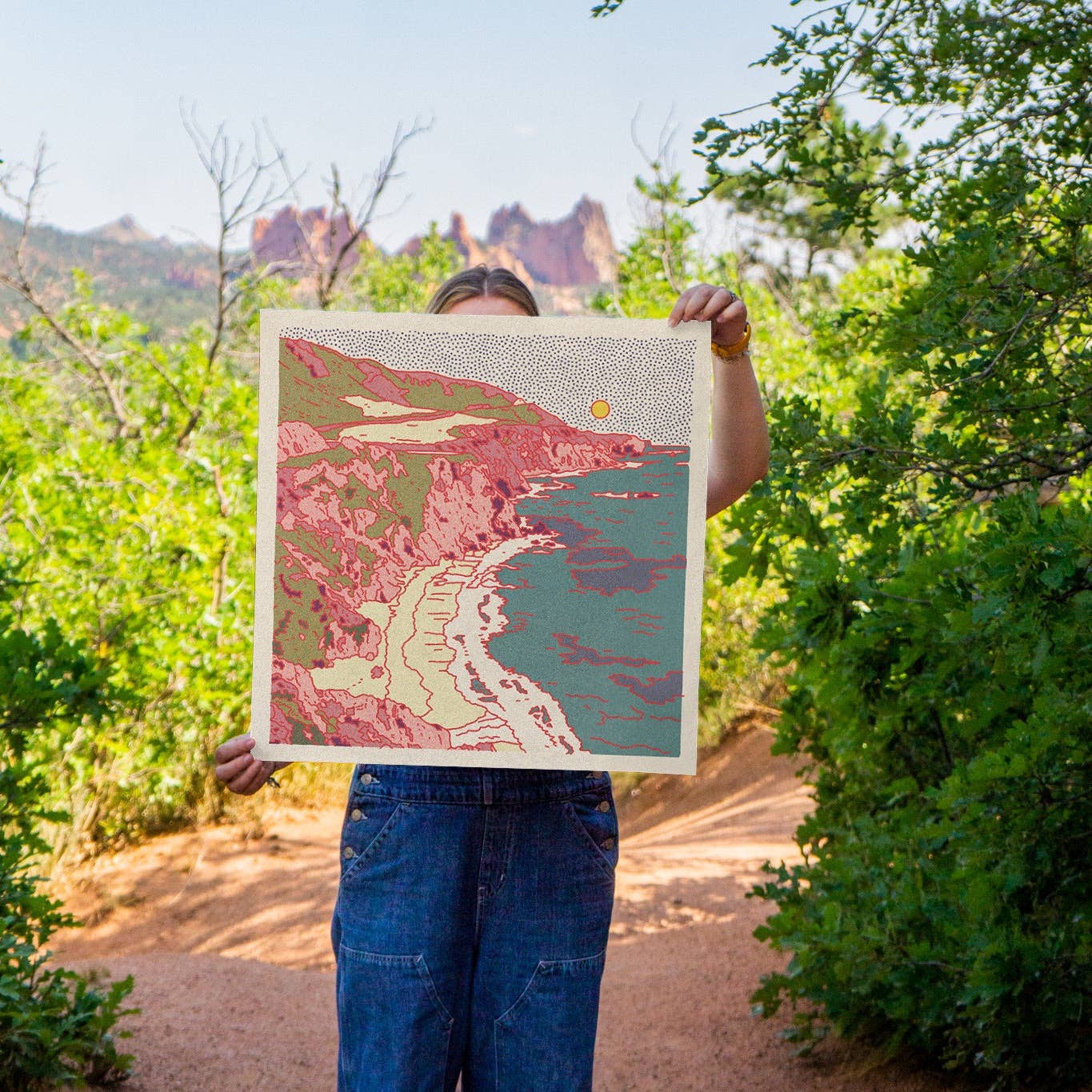 Caroline Clark - Wholesale Art Print - Big Sur Art Print1